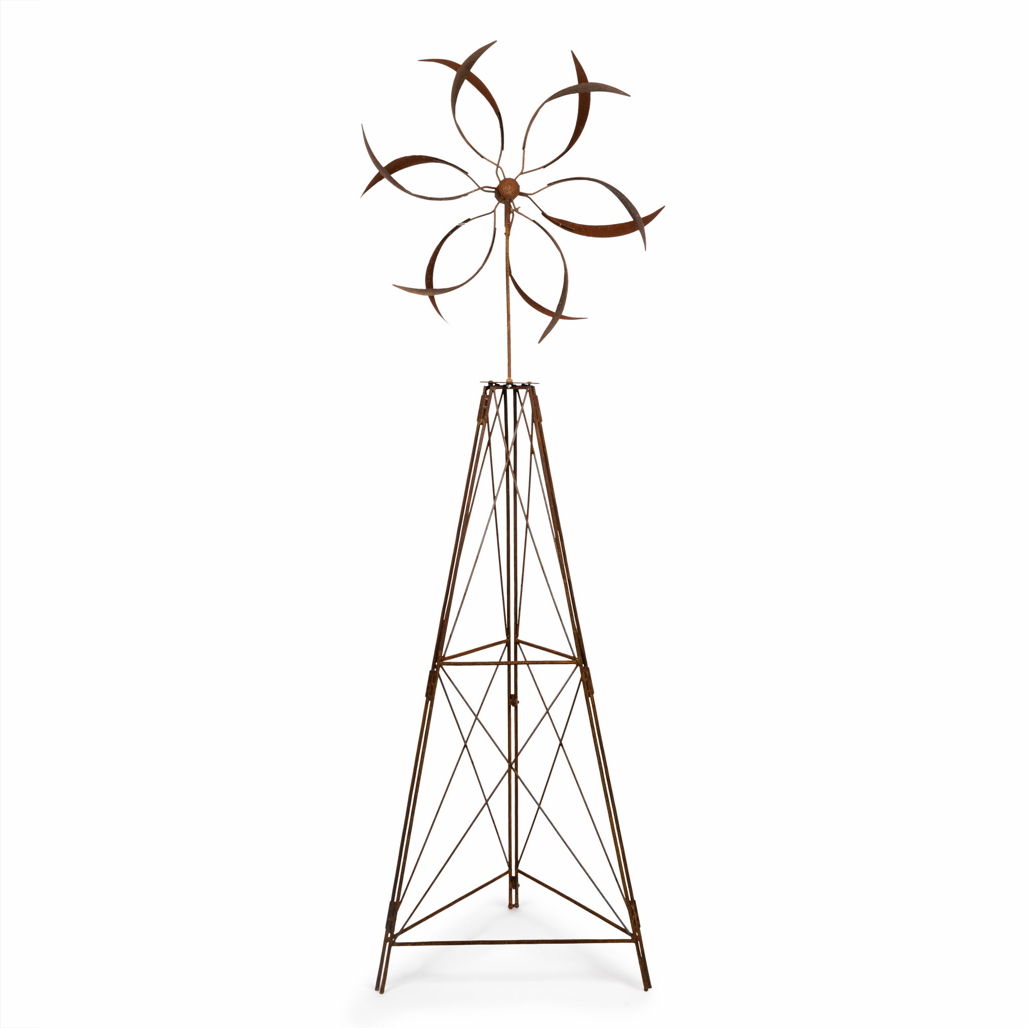 Double Windmill Wind Sculpture