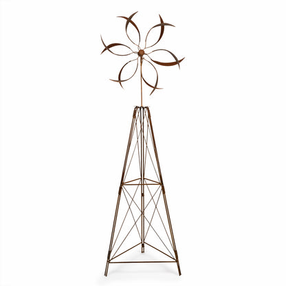 Double Windmill Wind Sculpture